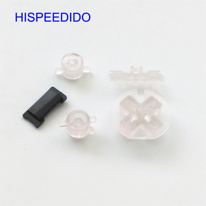 HISPEEDIDO 10 jogos/lote Conjunto de botões coloridos para Gameboy Color para console de jogos GBC ON OFF Botões AB D Pads substituição