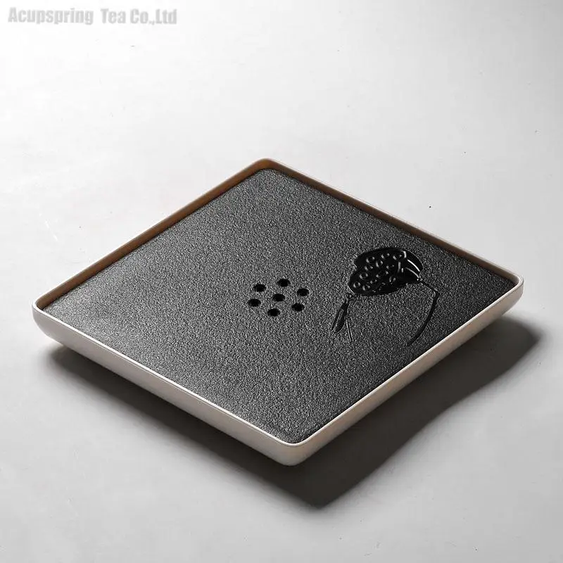 Portable travel Melamine Tea Tray,water Storage Tea Teable/Plate,Chinese Kungfu Tea Ceremony tea set,good Gifts