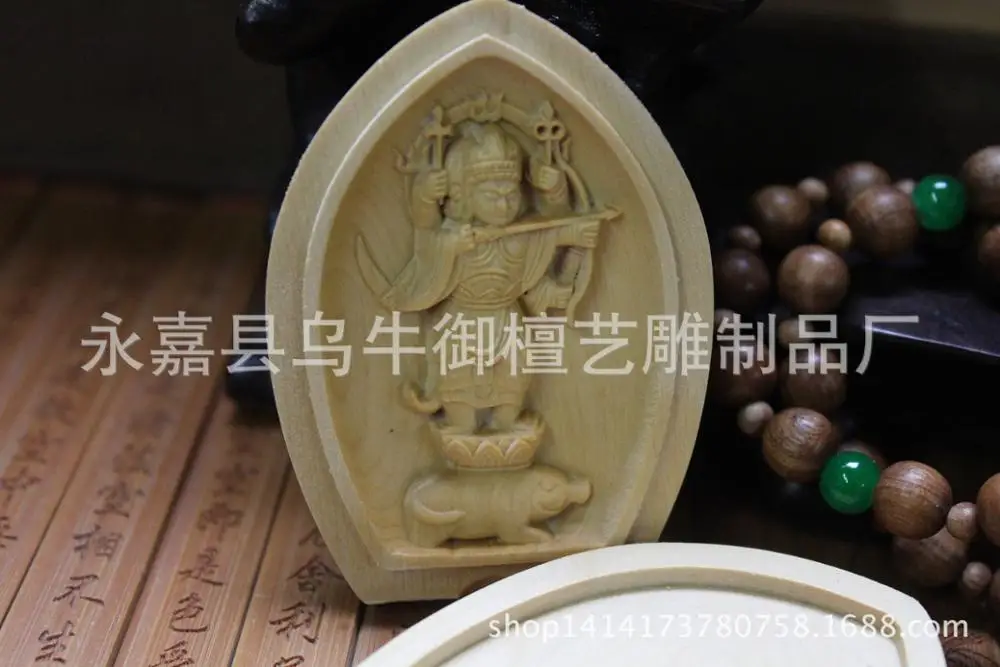 

Manufacturers selling lobular boxwood carving crafts boutique incense Buddha box maricimandala pomander Buddha carvings