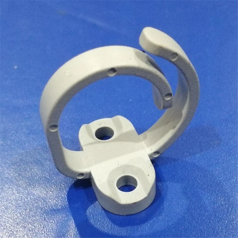 Cavo manager anello rotondo in plastica ABS per la gestione dei cavi della scatola di distribuzione per armadio di rete bianco 24*24*5mm fabbrica 100 pezzi