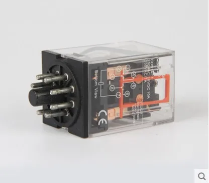 MK2P-I DC 24V Relay 8-Pin 10A 250VAC With PF083A Socket Base