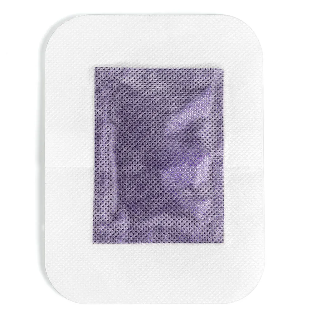 Kongdyデトックスフットパッチ 10 ピース/箱ラベンダーエッセンシャルオイル竹酢デトックスフットパッチスリム粘着パッド削除毒素石膏