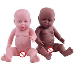 41cm 16 Inch Newborn Baby Reborn Doll Soft Silicone Reborn Doll Toy For 3-7 Boy Girl Doll Children Kids Birthday Christmas Gift