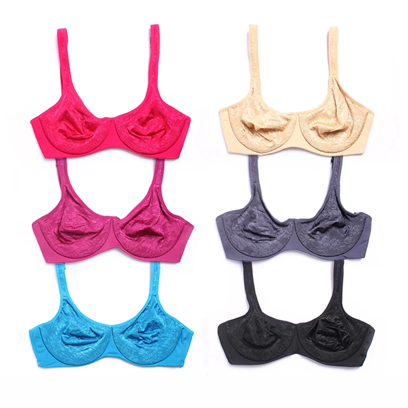 Mierside 2612 9สี Plus ขนาดไม่มีฟองน้ำชุดชั้นใน Breathable ชุดชั้นในสตรีทุกวัน Strappy Underwire Bralette