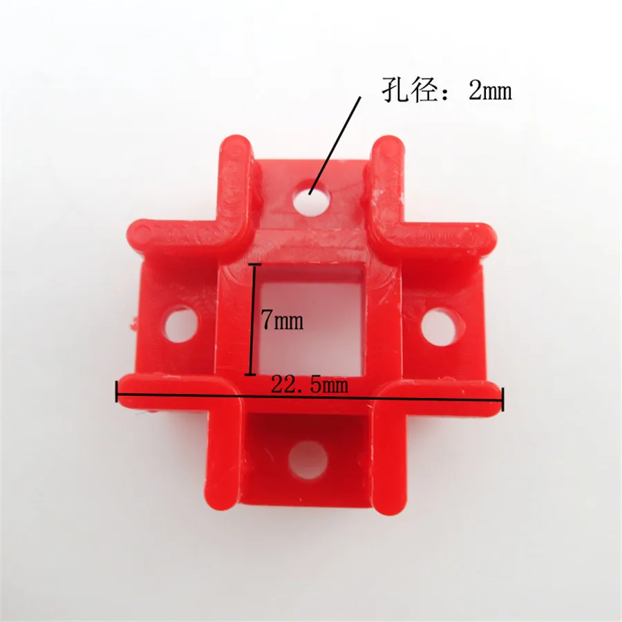 J361b Red Plastic Cross Shaped Fastener Plastic Connecting Rod Fixed Parts Sell at a Loss France Spain Ukraine