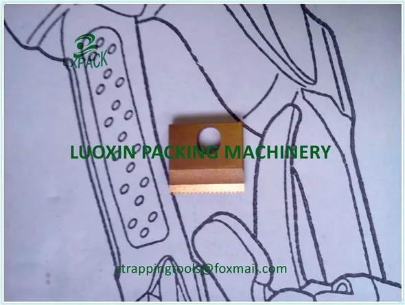 LX-PACK غطاء لحام التوتر غطاء لوحة القاطع الأسنان لوحة ل Signode ، Orgapack ، Cyklop و فروم