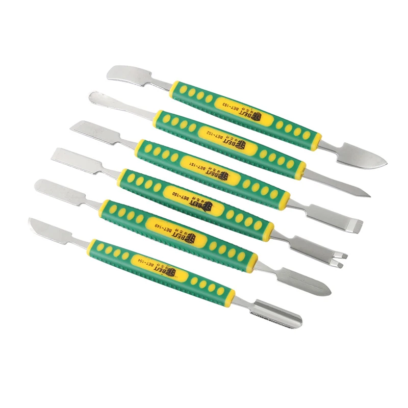 6Pcs/Set Dual Ends Metal Spudger Set Phone Tablet Prying Scraper Opening Tools for iPhone iPad Samsung Repair Tool Kit