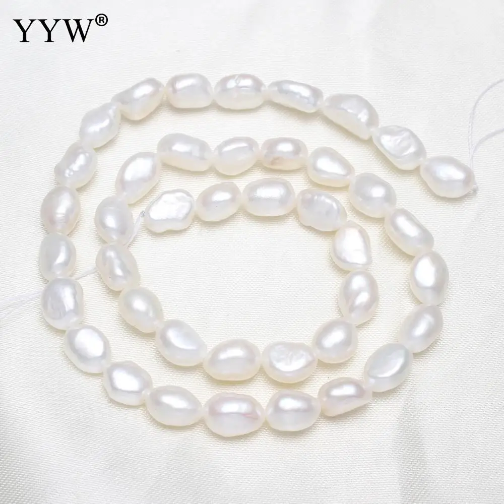 

Natural Freshwater Pearl Loose Beads white 7-8mm Approx 0.8mm Sold Per Approx 15 Inch Strand