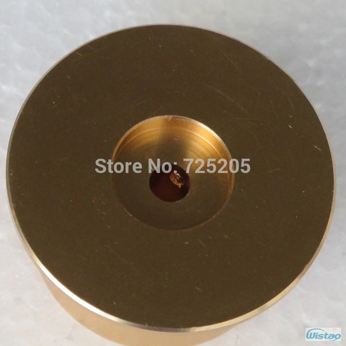 Ручка потенциометра IWISTAO, цельнометаллический усилитель звука Hi-Fi, трубка громкости, диаметр 50 мм, Высота 27 мм, золото, сделай сам