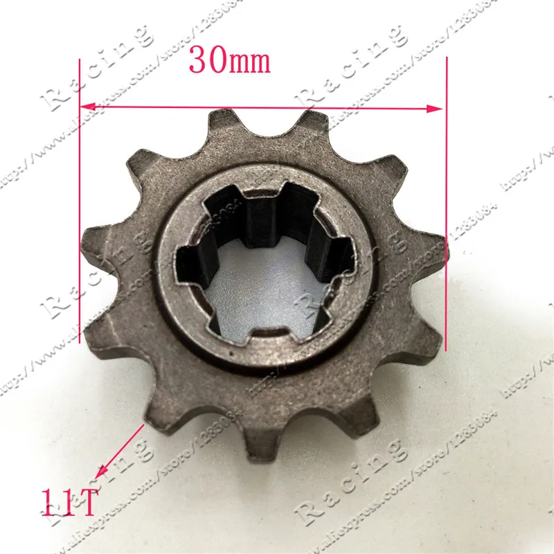 Front Gear Box Sprocket T8F 11 14 17 20T 20 Tooth Pinion For 47cc 49cc Minimoto Mini Dirt Pit Bike Moped Scooter