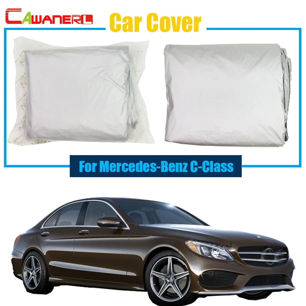 

Cawanerl For Mercedes Benz C C-Class Car Cover Anti-UV Rain Snow Sun Resistant Cover Sun Shield Cover