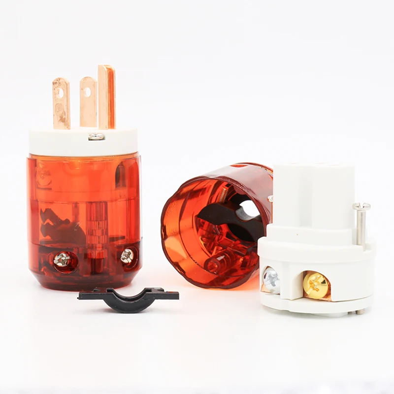 Hi-End P-046E US ปลั๊ก + C-046E IEC Connector สำหรับสายไฟ