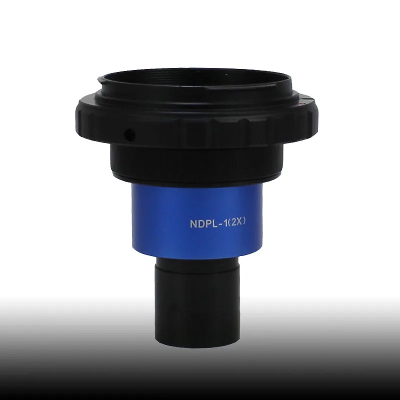 Adjustable 3 Color Scientific Microscope Interface 2x NI-KON Canon CAMERA LENS ADAPTER for microscope 23.2mm 30mm Mounting Size