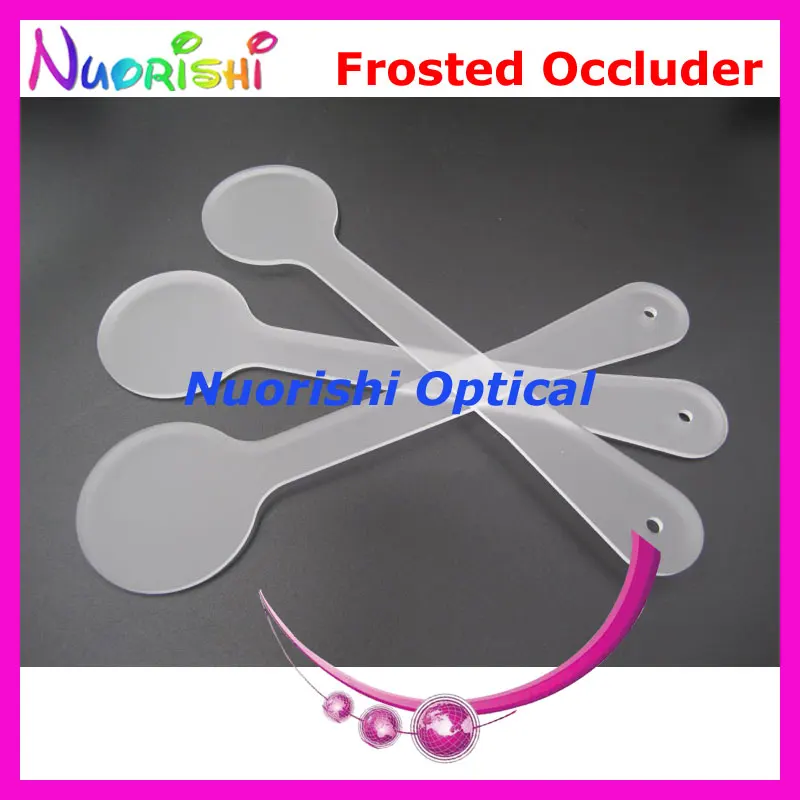 1pcs Professional Frosted Translucent Acrylic Ophthalmic Eye Occluder Eye Exam Tool 205B