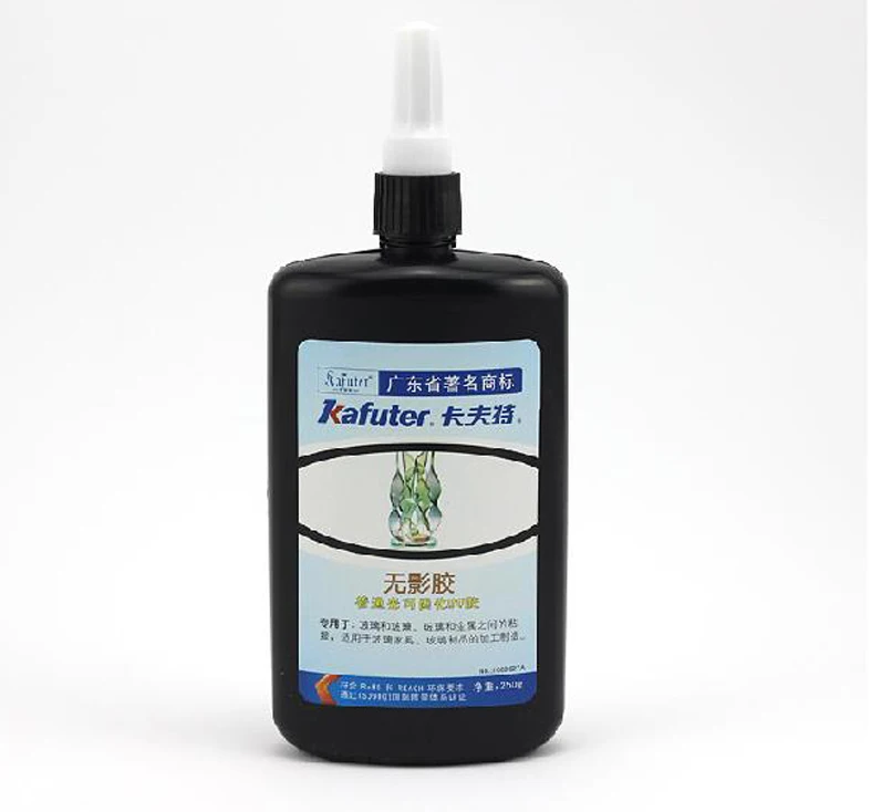 

Strong power Kafuter 250ml UV Glue UV Curing Adhesive Transparent Crystal and Glass Adhesive