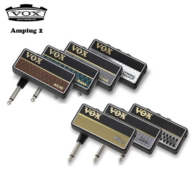 

Vox Amplug 2 Guitar / Bass Headphone Amplifier, All Models - AC30, Classic Rock, Metal, Bass, Clean, Blues, Lead