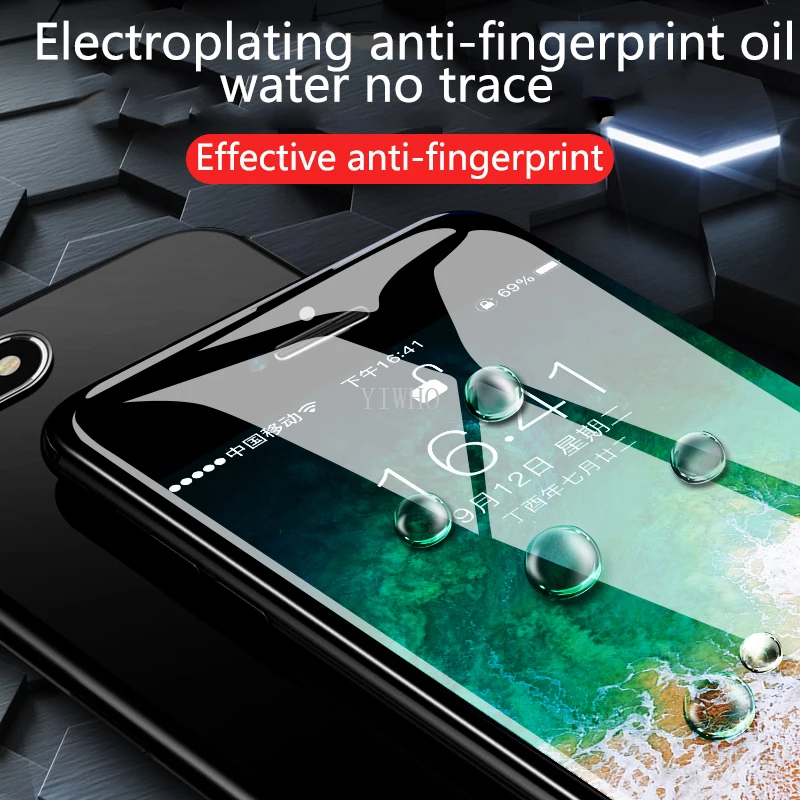 9D Screen Protector Film for Apple IPhone XMax XR X XS MAX Explosion-Proof Tempered Glass I Phone 6 6s 7 8 Plus Black White Glas
