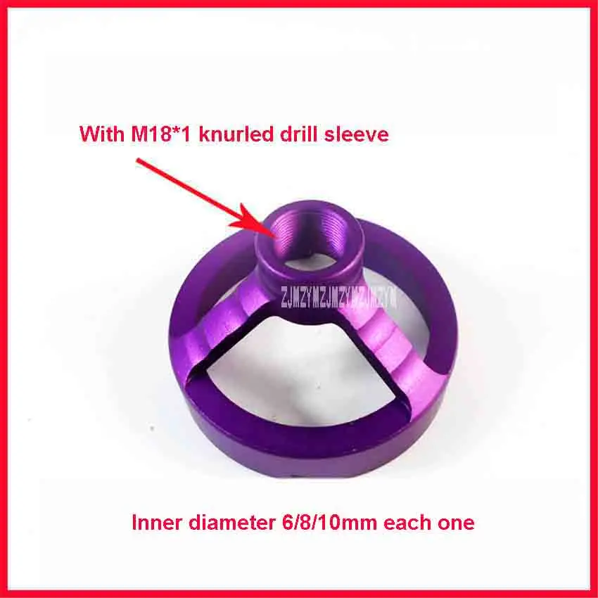 Mũi Khoan Hướng Dẫn Chế Biến Gỗ Lỗ Puncher Đứng Khoan Đèn Làm Việc Gỗ Đồng Hồ Định Vị Với M18 * 1 Knurled Khoan Tay 6/ 8/10 Mm