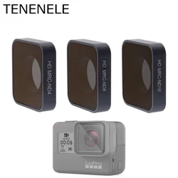 TENENELE Go Pro Action Sport Camera Filters Neutral Density Filter set For GoPro Hero 5 6 7 Black ND 4 8 16 Filter For Hero 2018