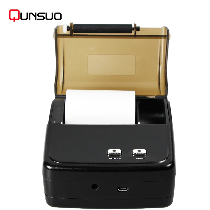 Portable Bluetooth Thermal Receipt Printer 58mm Mini Size Works With Android  And IOS Handheld Wireless Thermal Printer