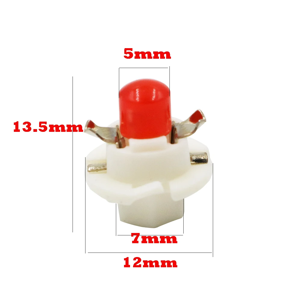 YSY LED 자동차 cob 대시 보드 전구, B8.4D 계기판, DC 12V 표시기 램프, 차량 조명, 화이트, 블루, 그린, 레드, 10x