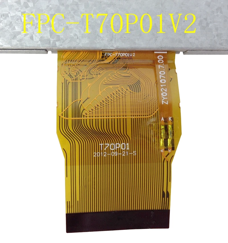 Tela lcd para tablet e pc, tamanho 165*100, 7 polegadas, 50pin, v2, original