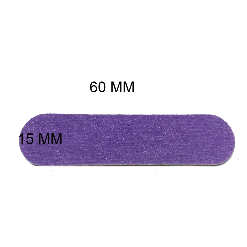 Brand New 100pcs Mini Nail File Buffer Purple Fashion Sanding Nail Files Buffer Buffing Wood limas para manicure Wholesale