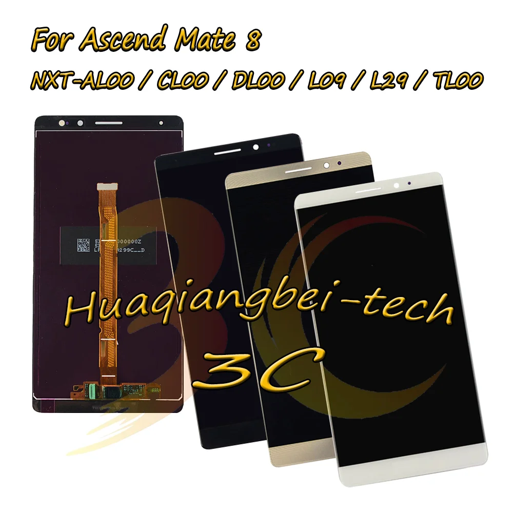 

New For Huawei Ascend Mate 8 NXT-AL00 NXT-CL00 NXT-DL00 NXT-L09 NXT-L29 NXT-TL00 LCD DIsplay Touch Screen Digitizer Assembly