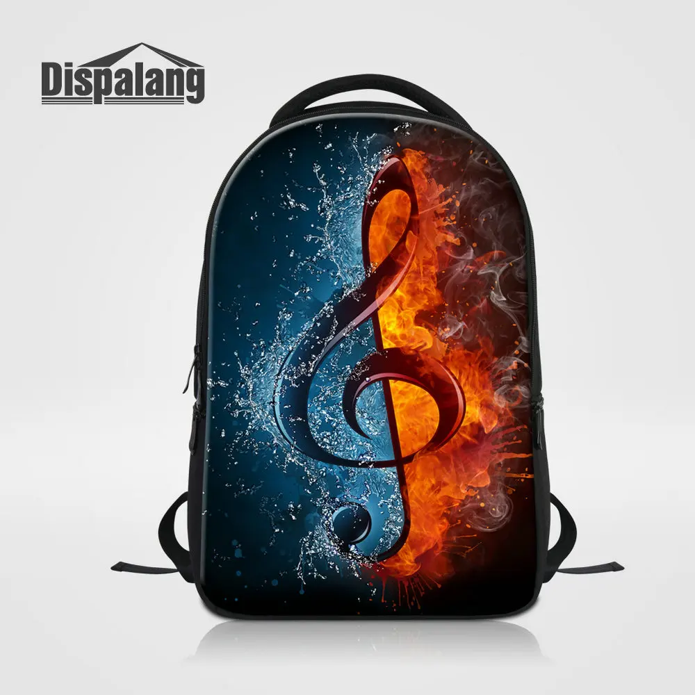 

Musical Note Computer Laptop Backpack College Trip Short Distance Travel Knapsack Men Business Ipad Rucksack Male Big School Bag