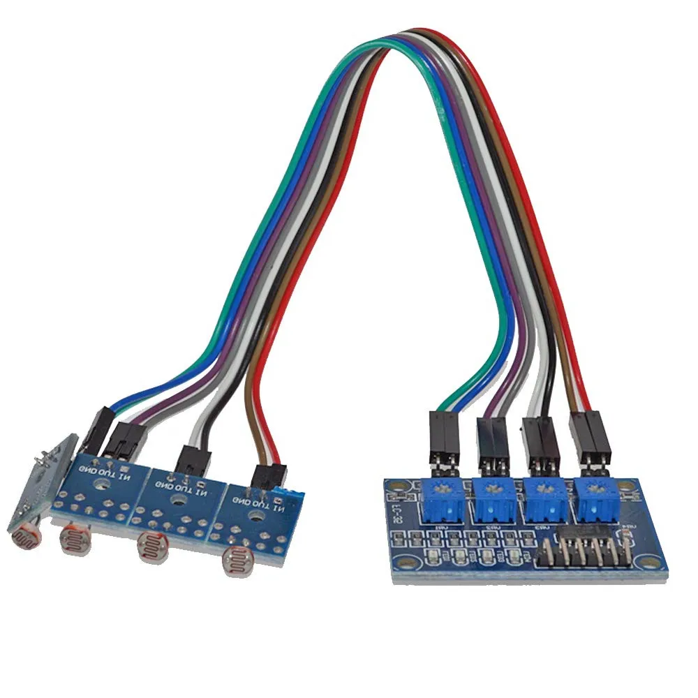 4-cách Cảm Biến Quang Mô-đun Quang Điện Trở Phát Hiện Ánh Sáng Mô-đun Quang Điện Trở Điện Áp Hoạt Động 3.3 V