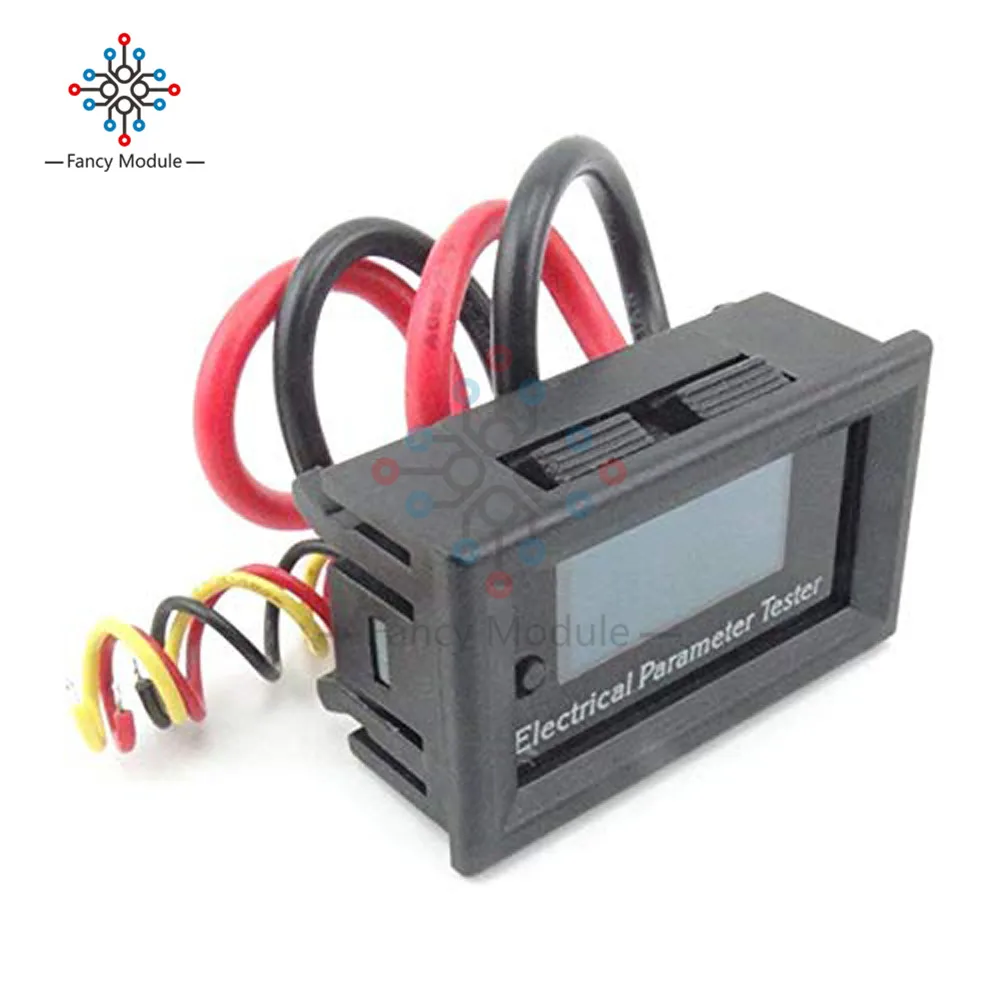 7in1 33V 10A OLED Multifunction Tester Voltage Current Time Temperature Capacity Power Voltmeter Ammeter Electrical Meter 0-33V