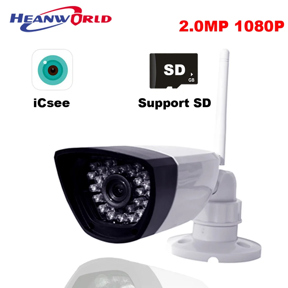 WiFi IP Camera 2.0MP Smart XMEye APP CCTV Camera Mini Security Camera 1080P Micro SD Camcorder Surveillance Video Camera Videcam