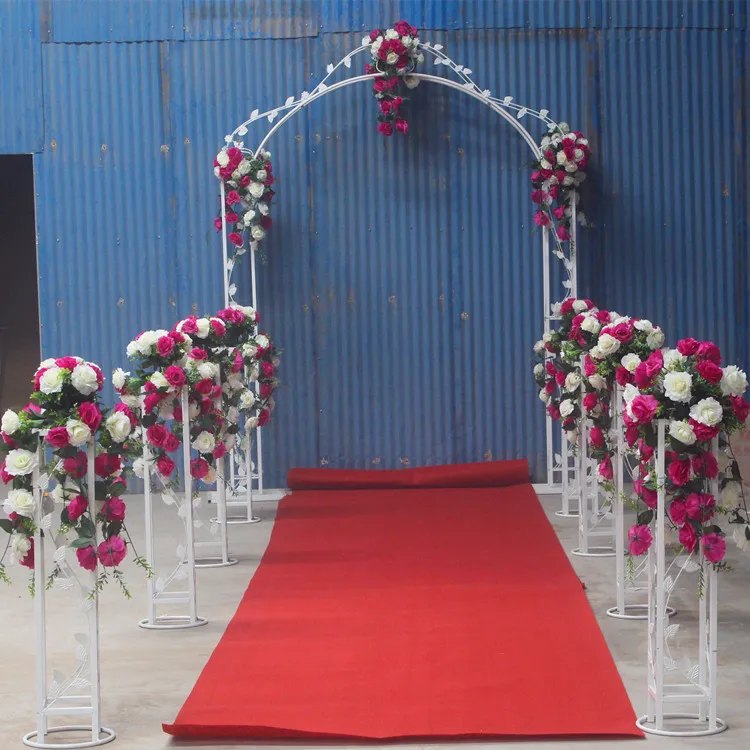 The new 2016 arch., wrought iron arch. Wedding props arch. Wedding European arch shelf