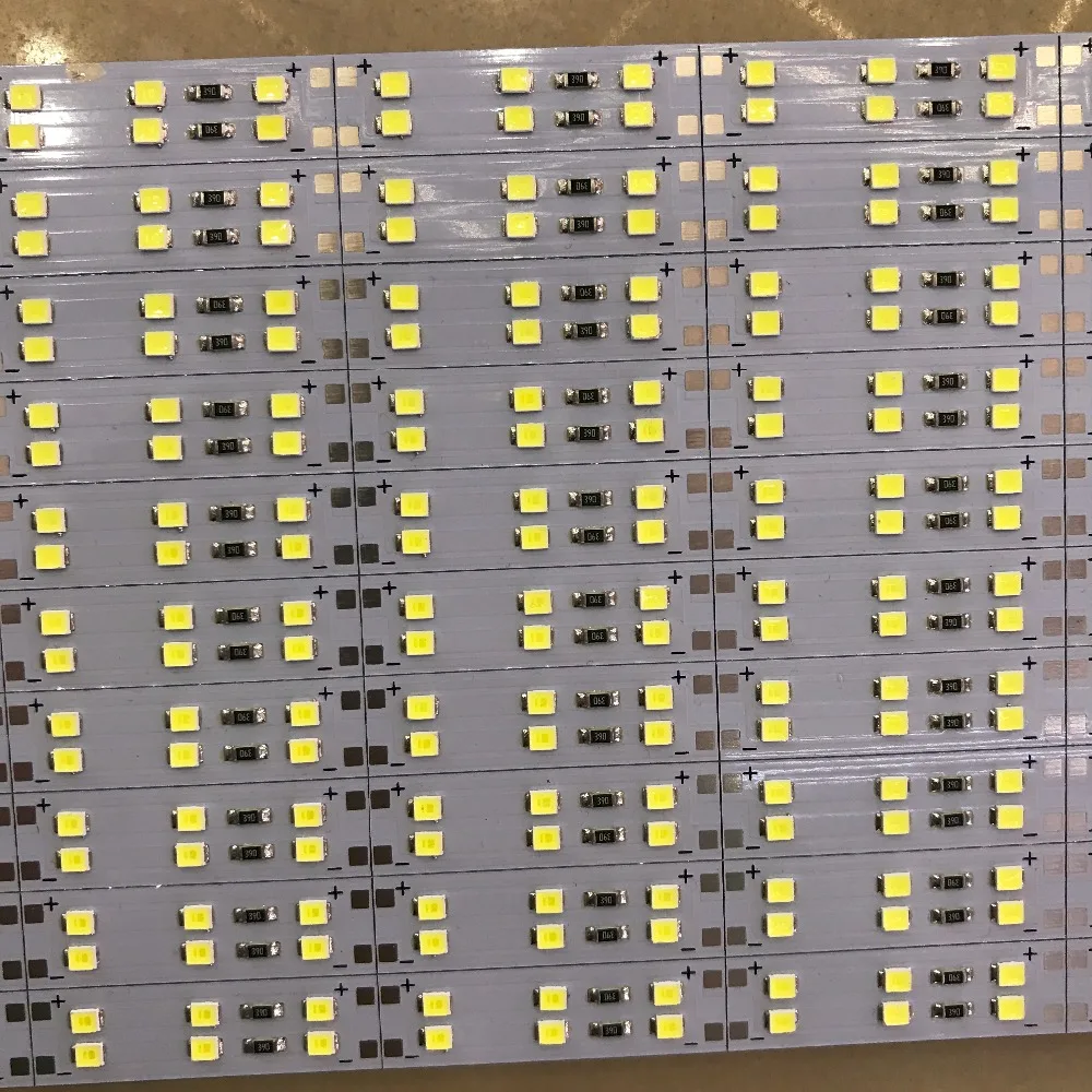 50pcs 0.5m 36LEDs Hard Strip Light Rigid Bar White SMD 8520 12V DC Super Bright