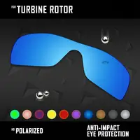 Reemplazos de lentes OOWLIT para gafas de sol Oakley Turbine Rotor OO9307 polarizadas, multicolores