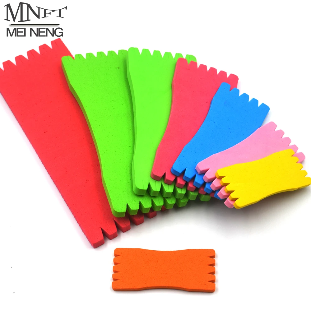 MNFT 120Pcs/Lot Fishing Line Plate Winding Board EVA Foam Wrapper Hanging Fishing Gear Accessory Winding Trace Wire Holder