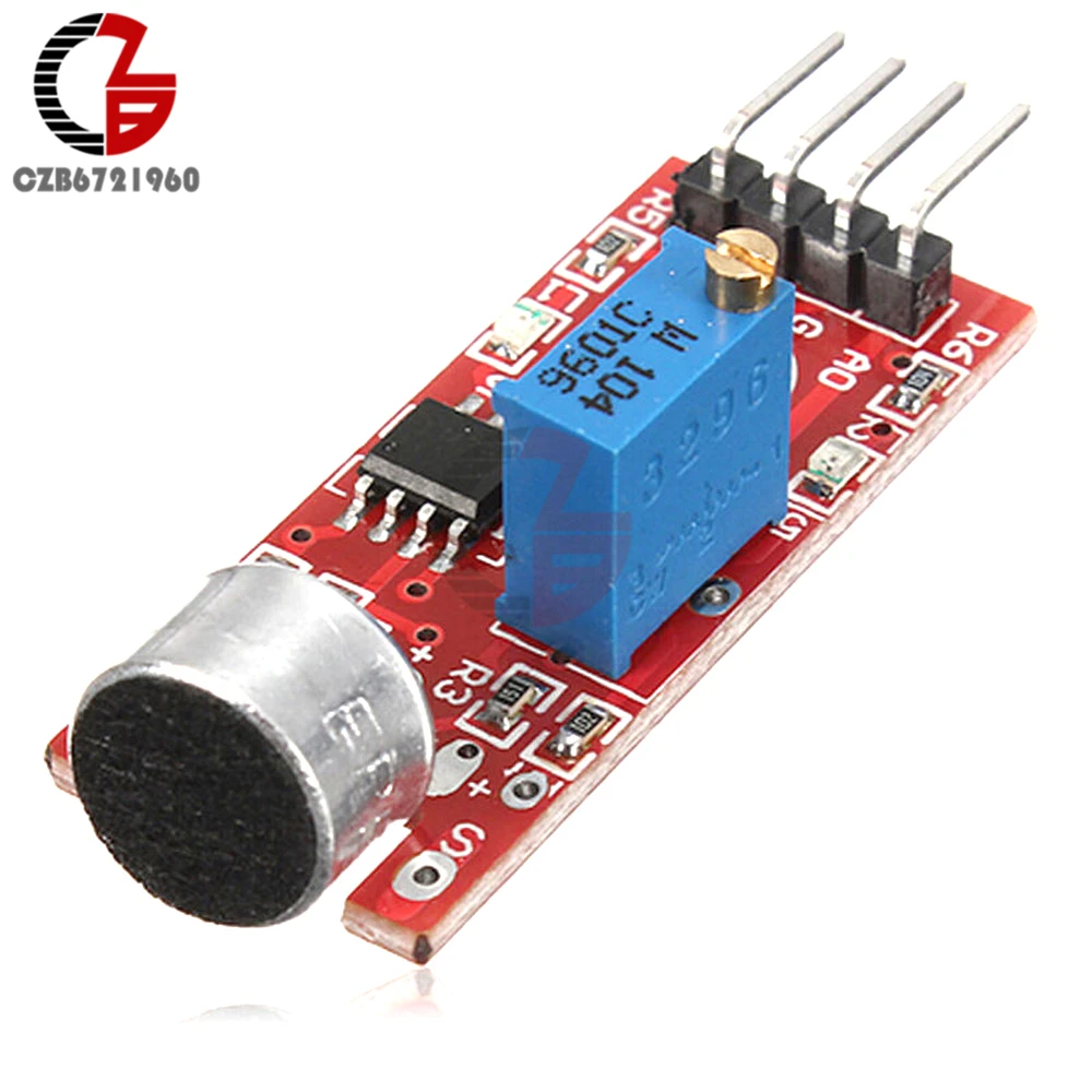 High Sensitive Microphone Sound Sensor Detection Module for Arduino AVR PIC DC 5V Power Supply Analog Output