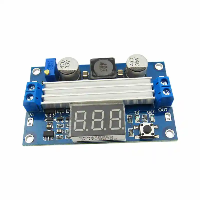 

DC-DC 100W3.0~35V liter 3.5~35V with digital voltmeter adjustable boost power module board