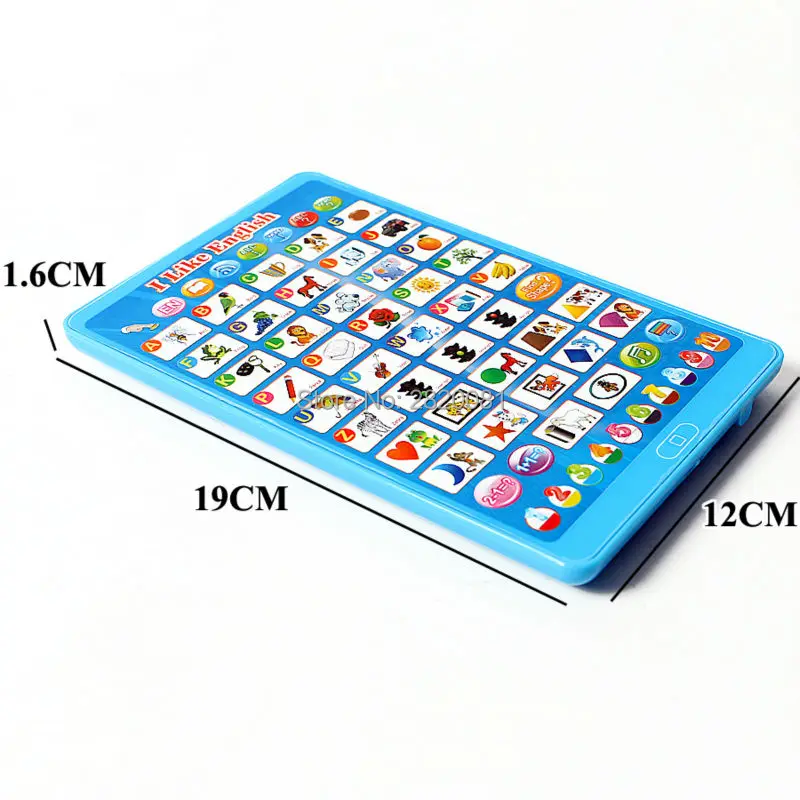 English language multifunction tablet computer toy,learning Word + Letter + Shape + Number kid education puzzle Y-pad toy