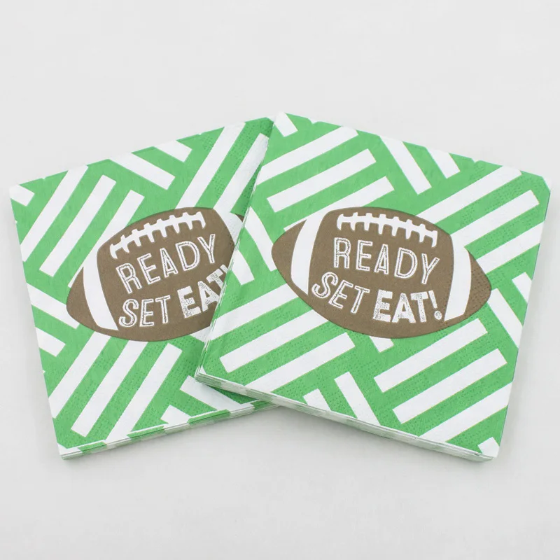 [RainLoong] 3-Plys Beverage Paper Napkin Ready Set Eat Tissue Serviettes Decoupage Cocktail For Party Decoration 25*25cm