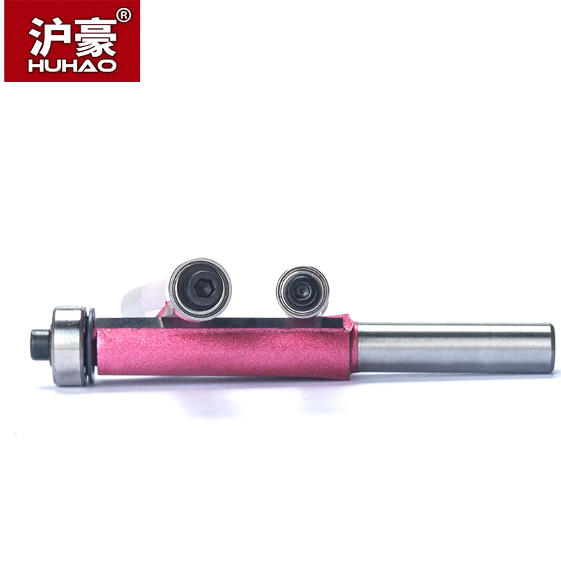 HUHAO Industrial Grade Cutter Bearing Flush Trim Router Bit Trimming CNC Cutter Woodworking Milling Bits
