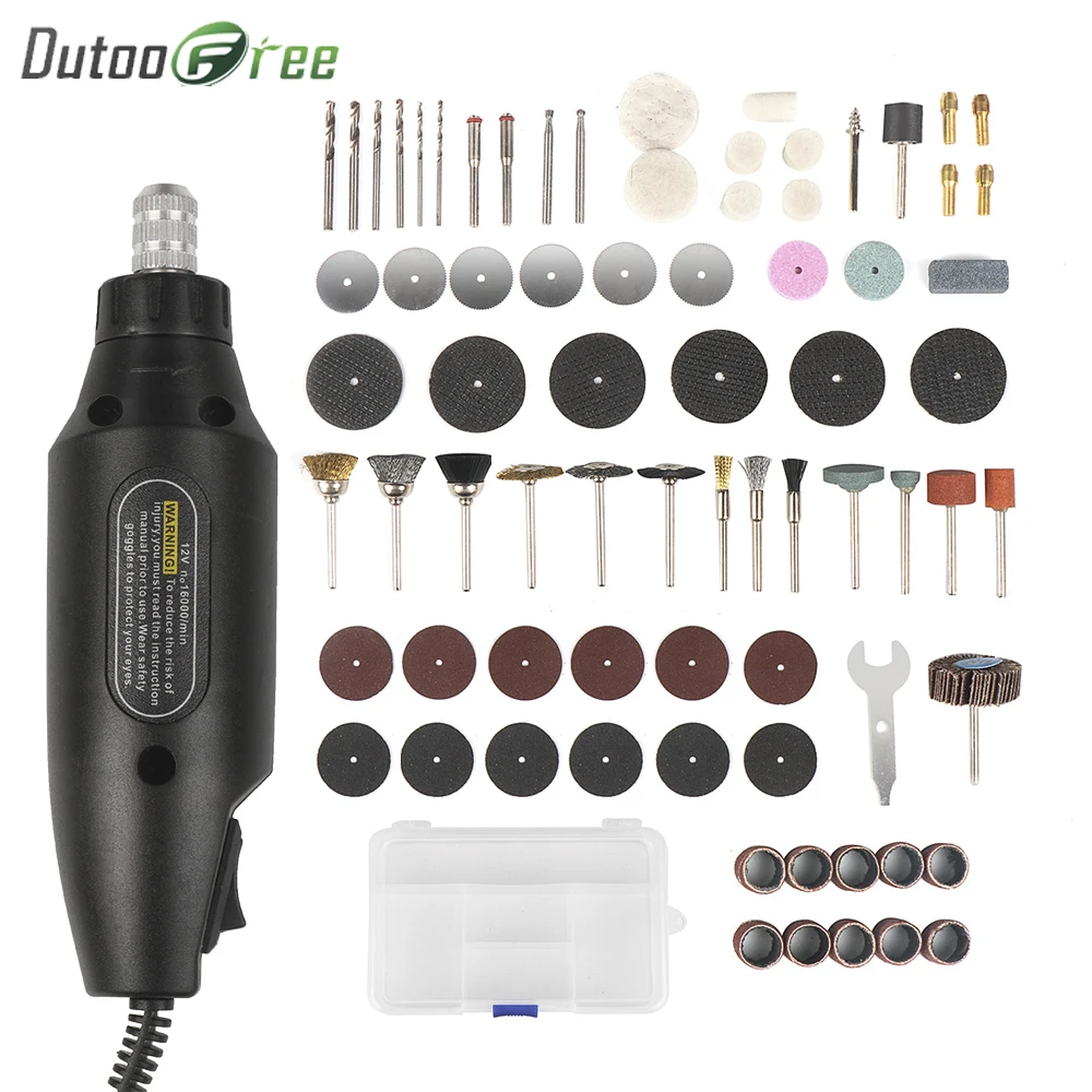 Dutoofree Mini Electric Drill Accessories Electric Grinding Set Grinder Tool Manicure Machine Electric Hand Drill Power Tool