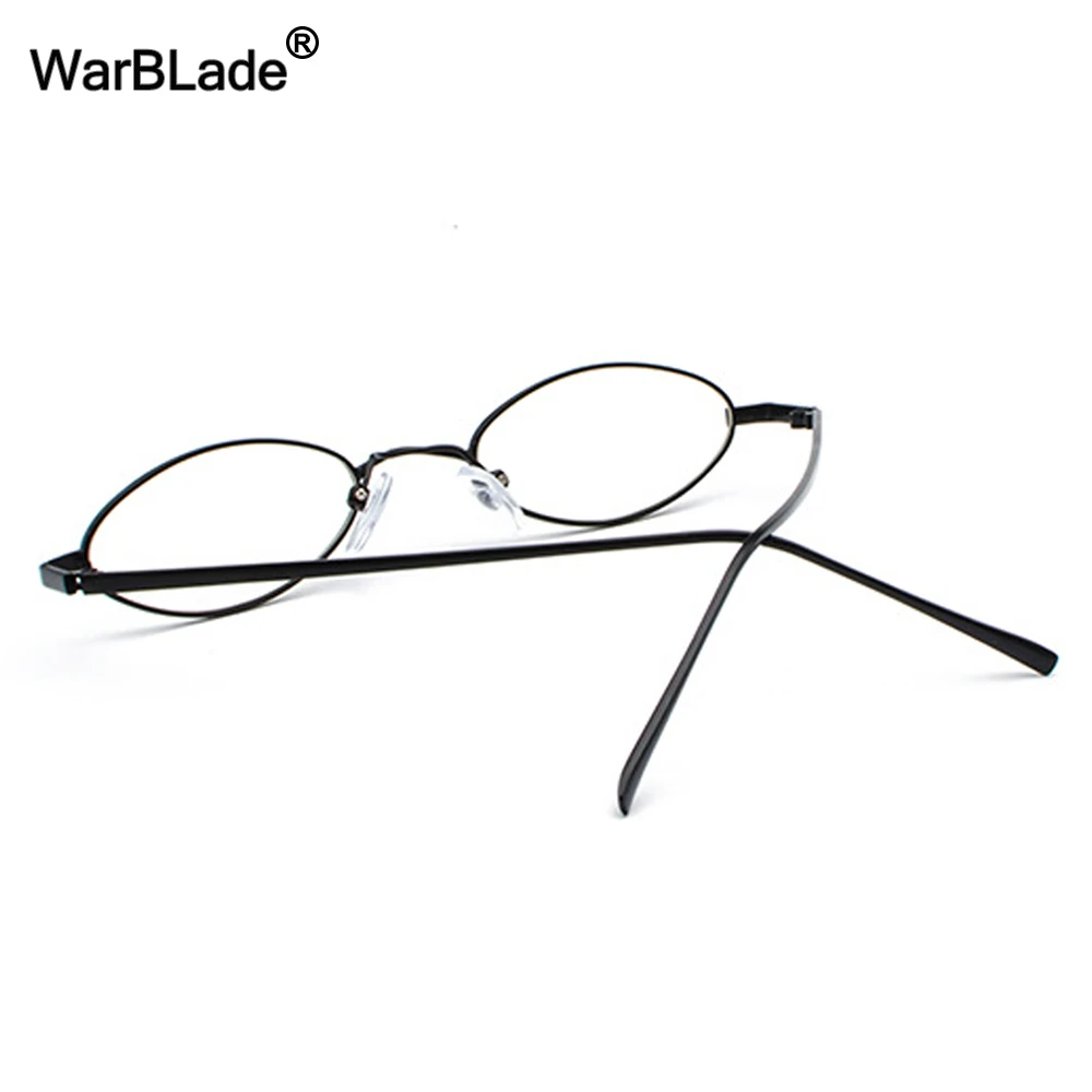 Small Oval Glasses Frame For Men Retro 2022 Gold Metal Frame Clear Lens Optical Eyeglasses Frame Women Unisex WarBLade