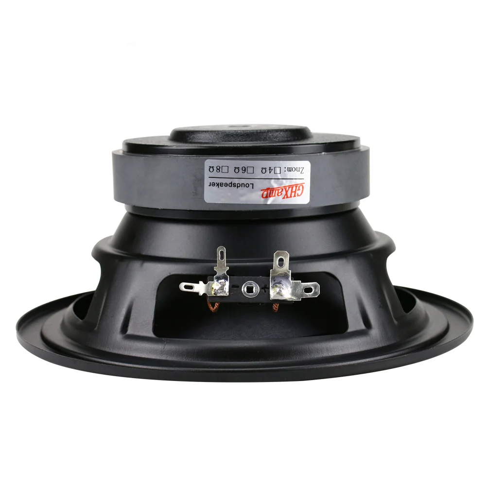 GHXAMP 7 inch 178MM Mid Bass Speaker Unit 130W HIfi Mediant Home Theater Deep Bass Woofer Loudspeaker Rubber edge 1pc