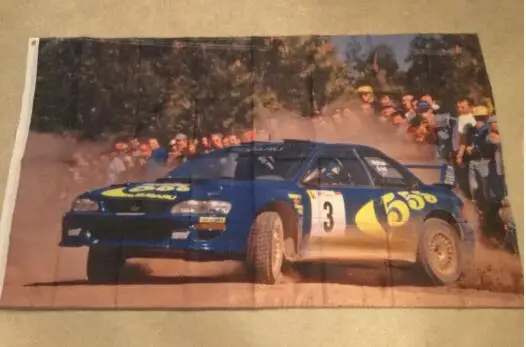 Colin McRae Flag banner flag 90x150cm custom digital print with 100D Polyester fan banner