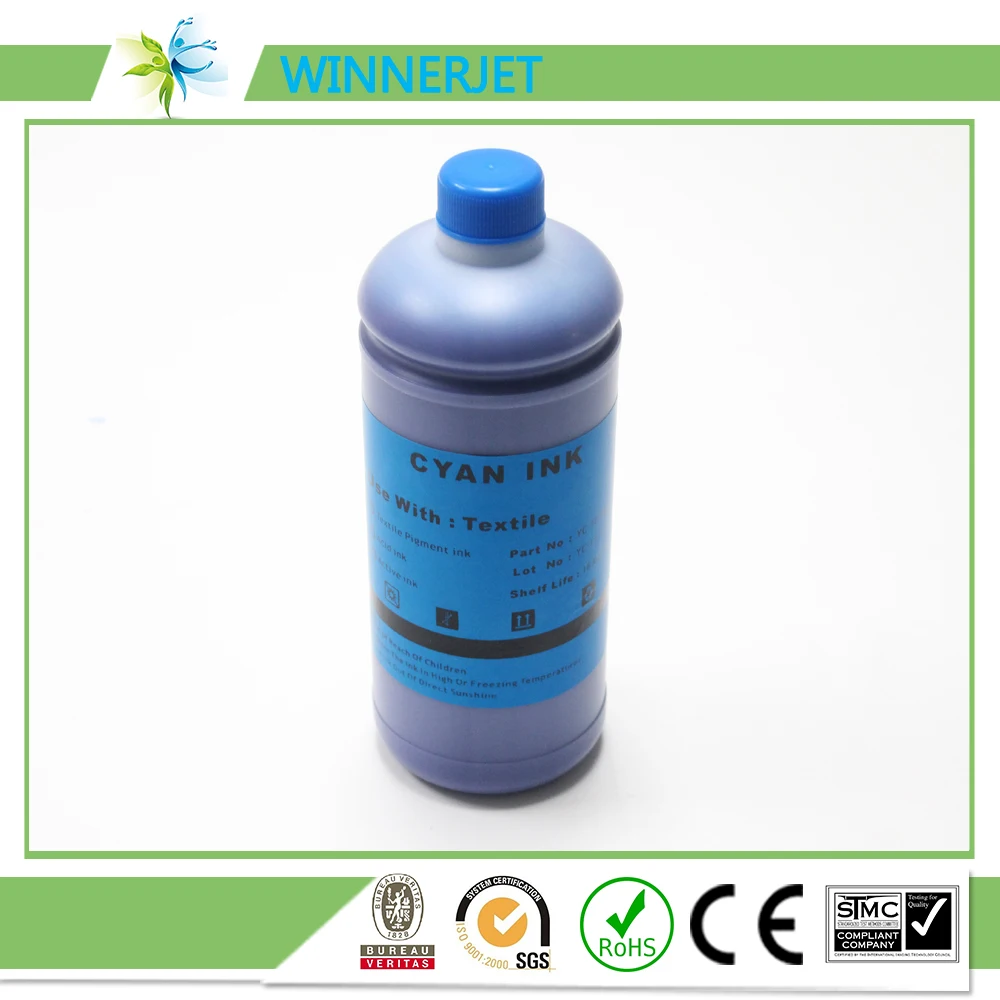 Winnerjet 6 Color  (DTG) Textile ink for epson F series printhead for cotton,chemical fiber,wool,silk or blended