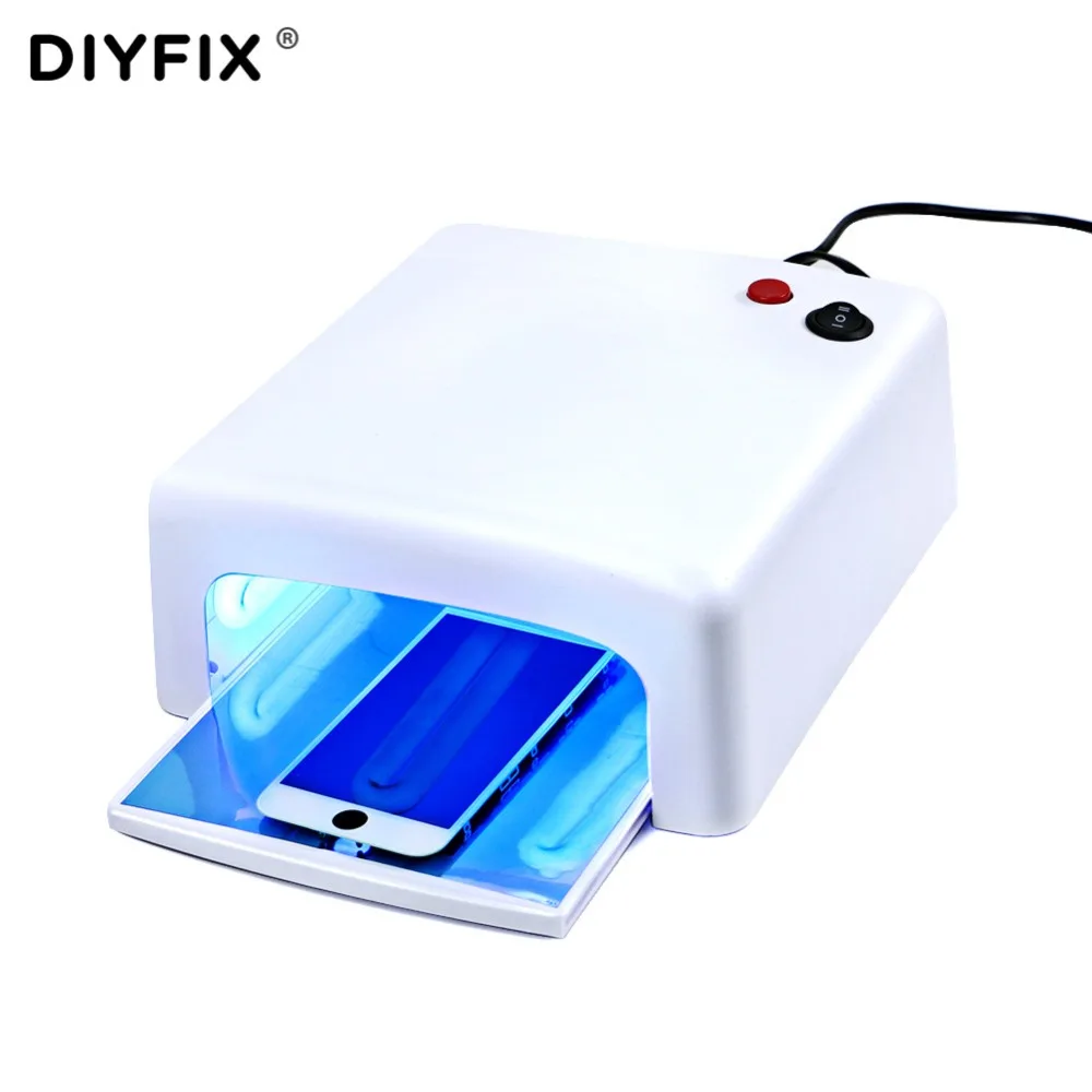 

DIYFIX Powerful UV Lamp Green Oil Fast Curing Light for Mobile Phone Logic Board CPU NAND Chip Repair Tool Nail Dryer LED Light