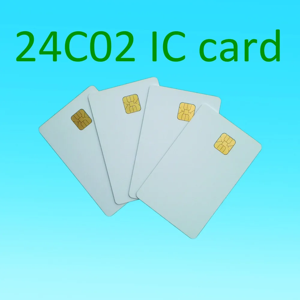 ATMEL 24c02 ISO 7816 Plastic Contact IC Card Contact Smart 2k Card