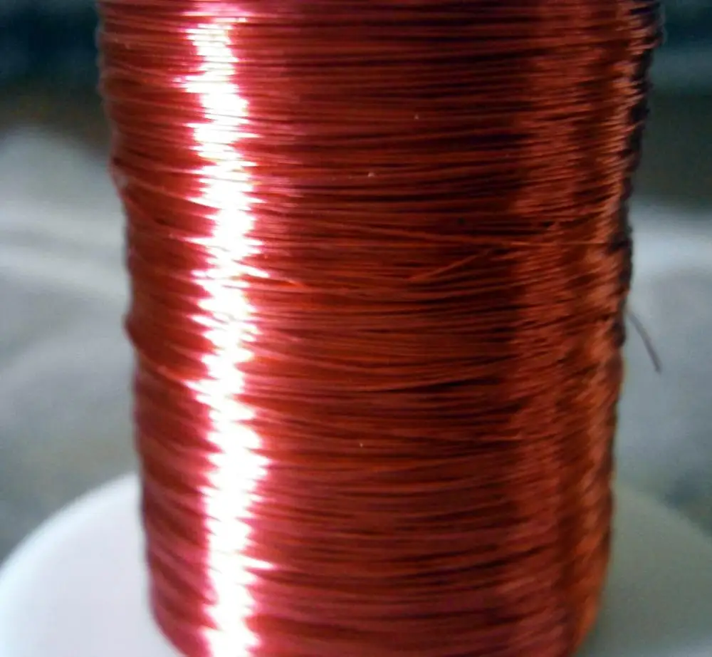 100m/Pc Red Magnet Wire 0.2mm Enameled Copper Wire Magnetic Coil Winding 0.2 mm