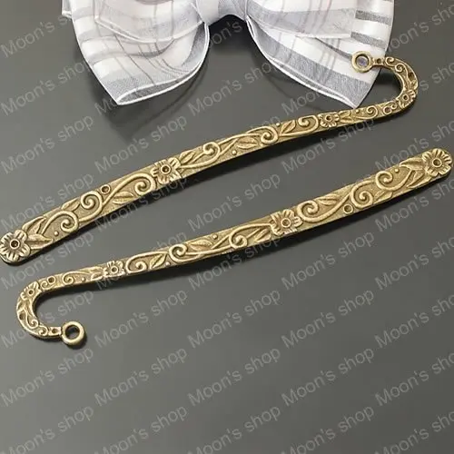 

Wholesale 124*18mm Antique Bronze flower Alloy Bookmark Findings Accessories 5 pieces(JM411)